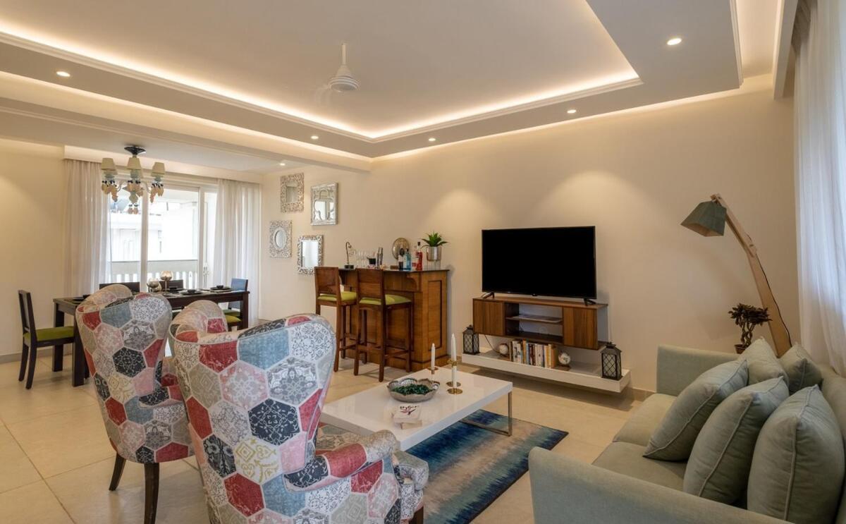 2 Bedrooms Designer Apartment Pool View S2 Siolim Exterior foto